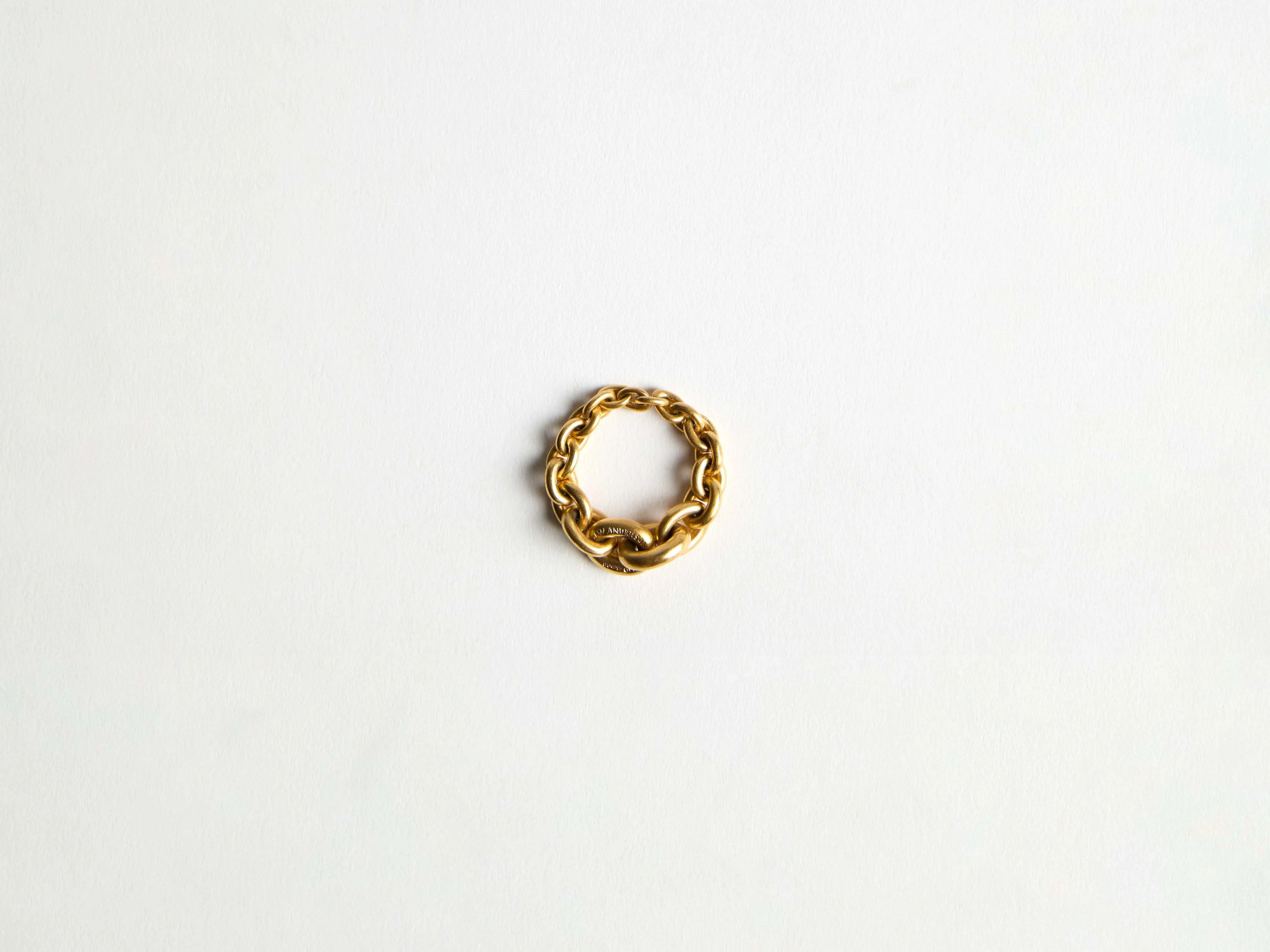 CHAIN-LINK RING IN 18KT YELLOW GOLD - 1