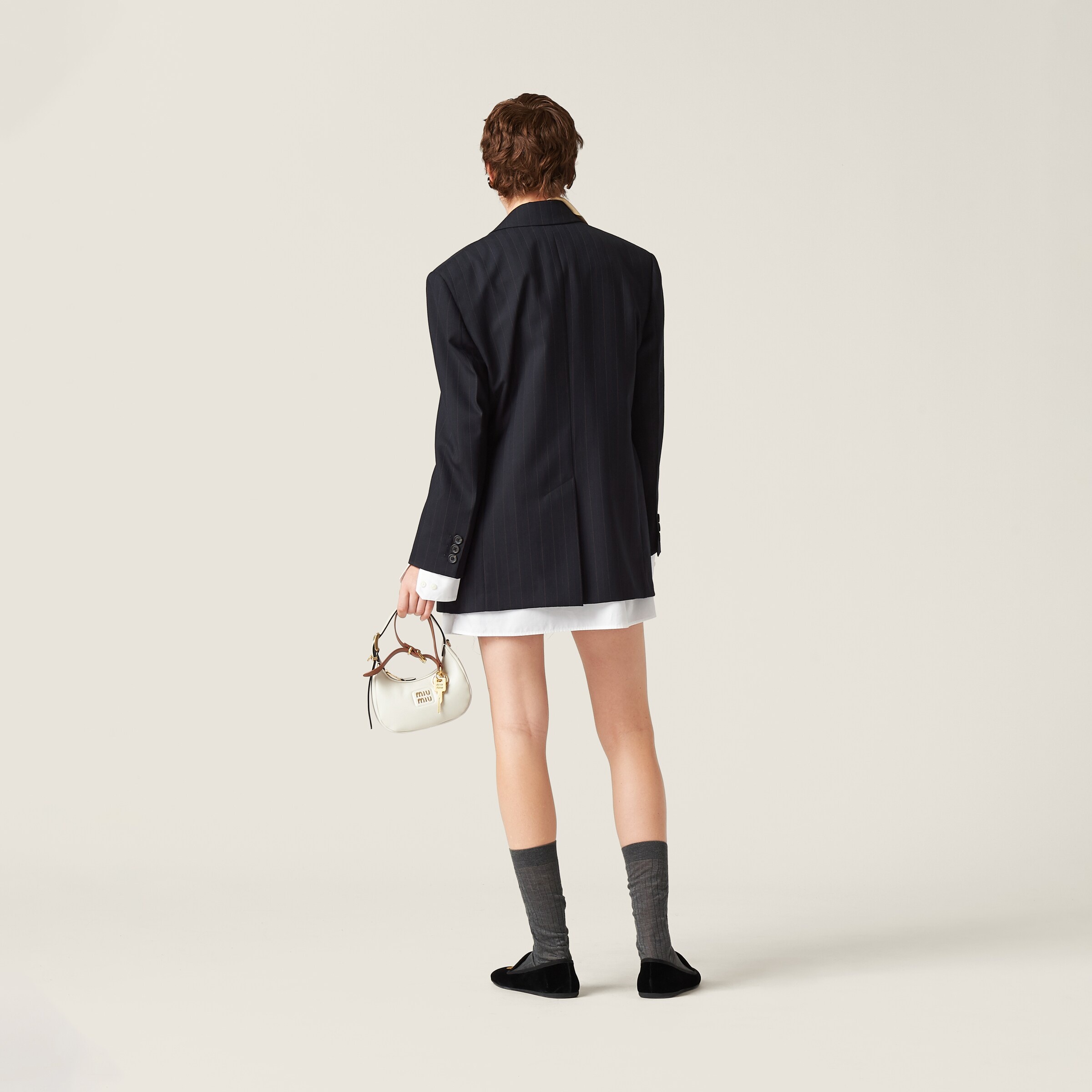 Single-breasted pinstripe jacket - 2