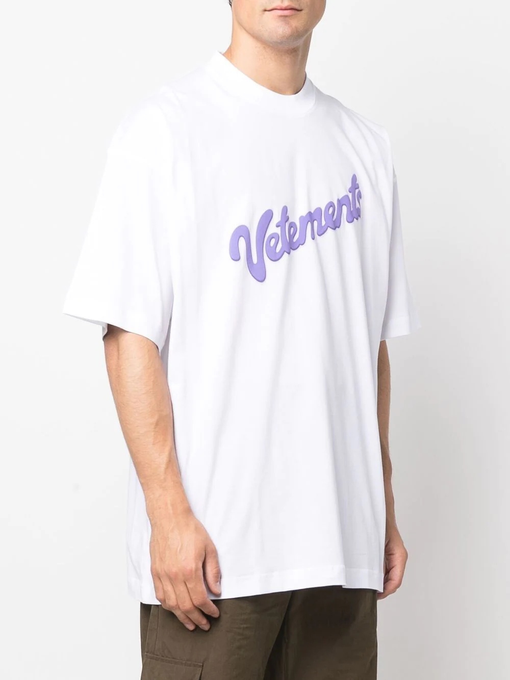 logo-print short-sleeved T-shirt - 4