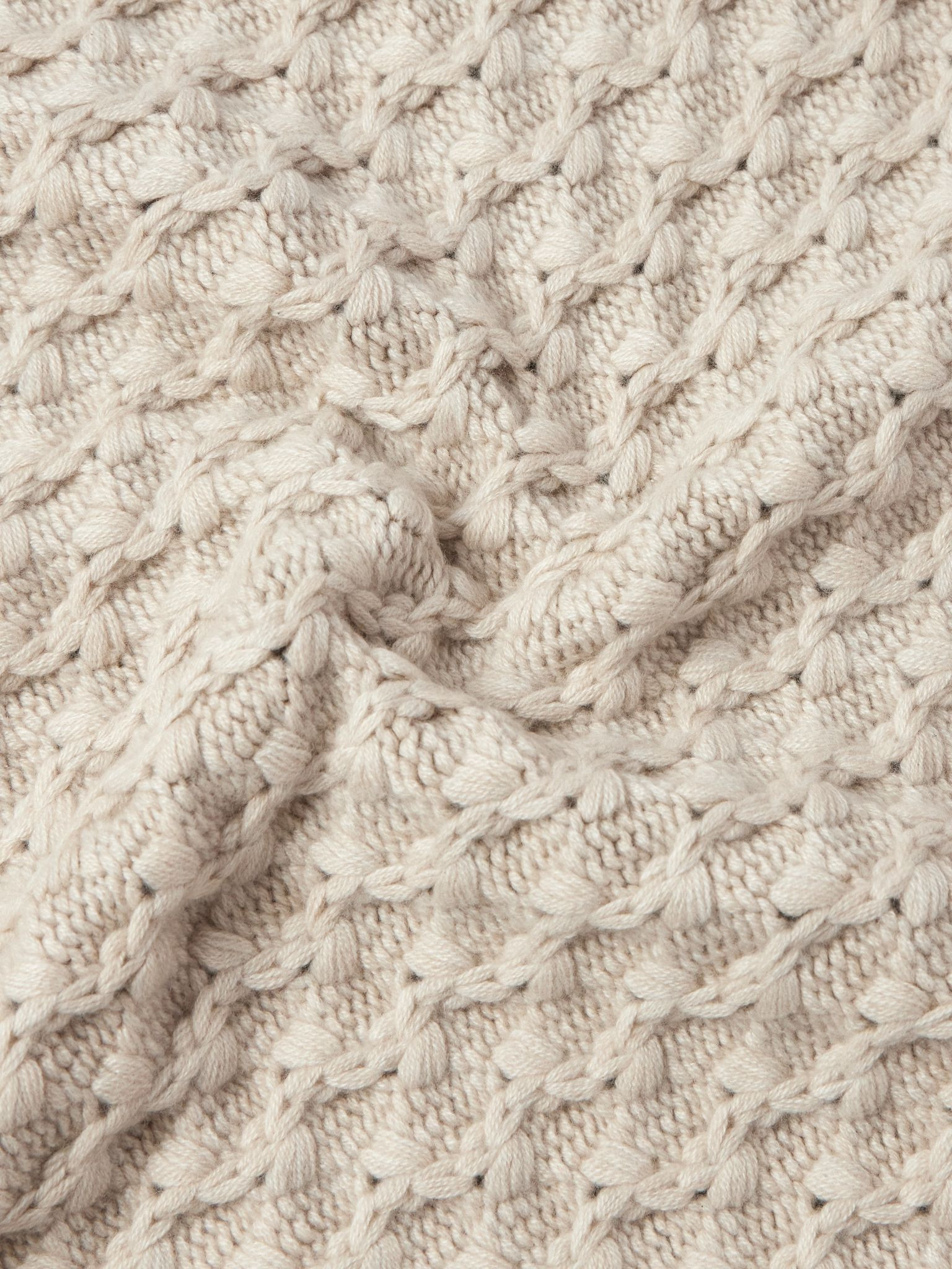 Cashmere Rollneck Sweater Ivory - 4