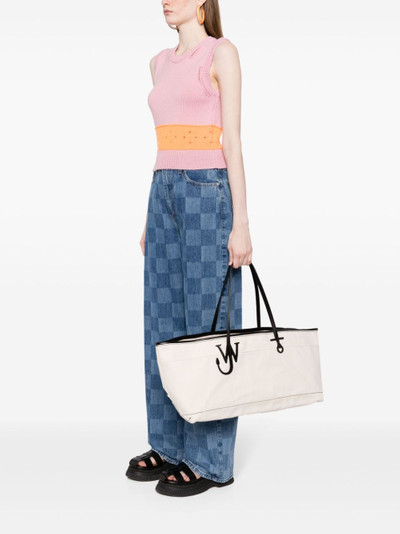 JW Anderson Anchor canvas tote bag outlook