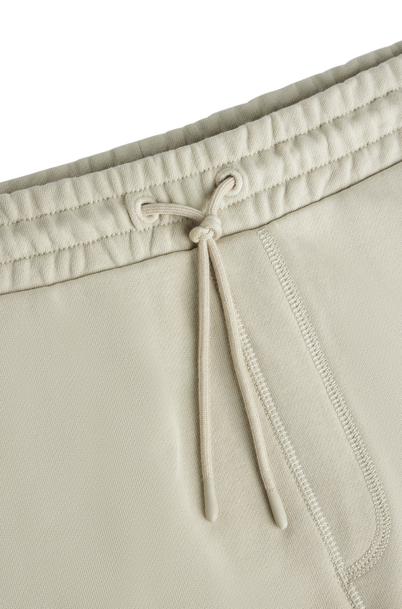 COTTON-TERRY REGULAR-FIT SHORTS WITH LOGO BADGE 6