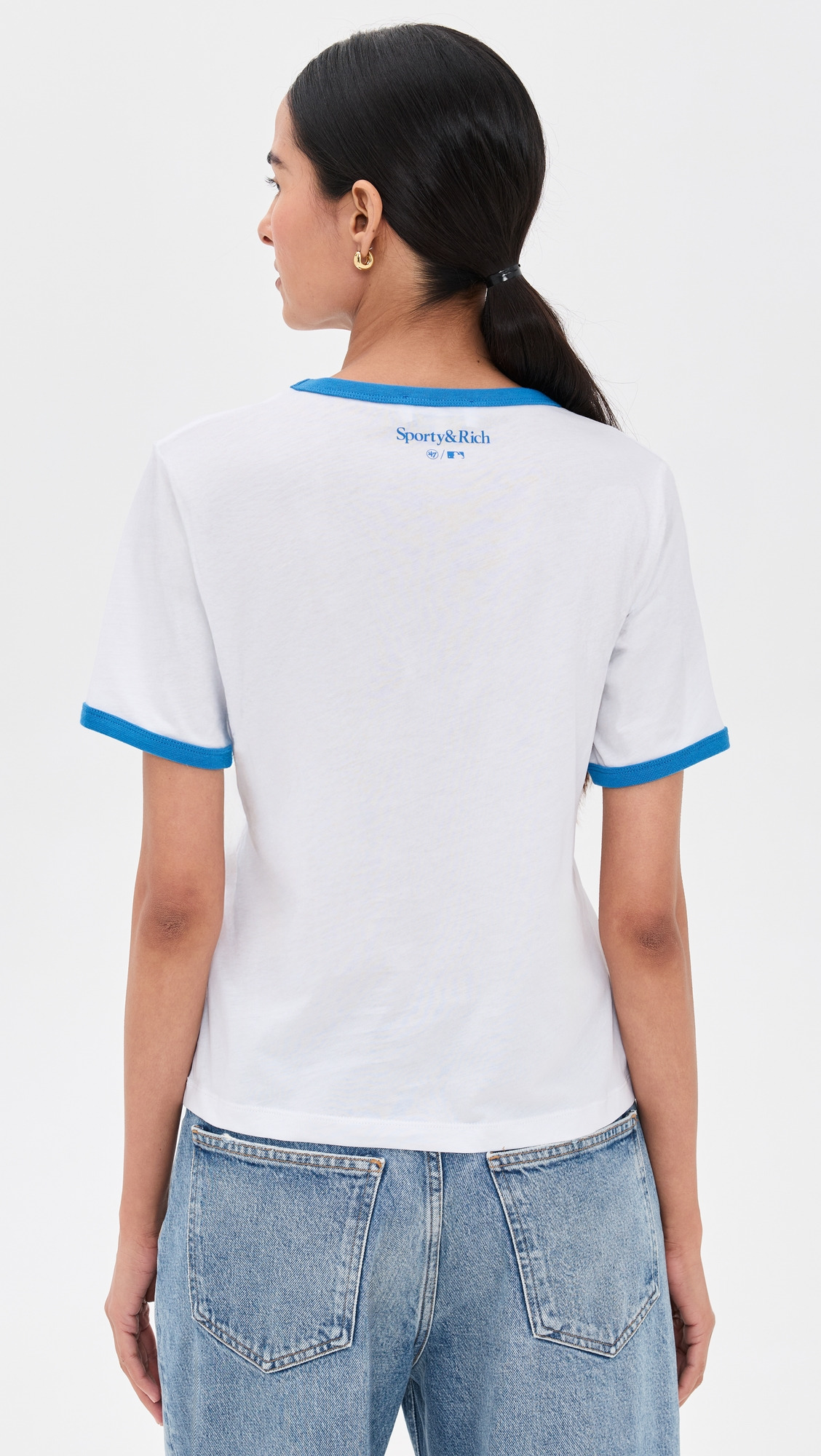LA Dodgers Serif Ringer Tee - 2