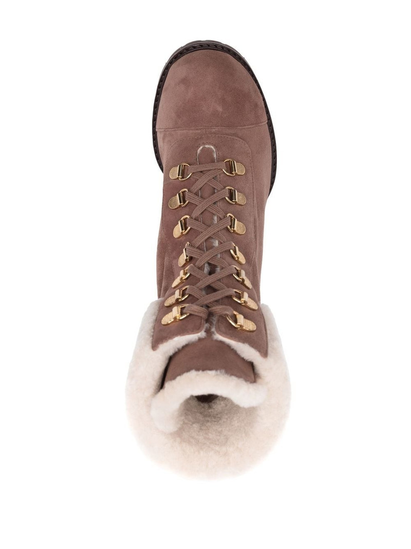 90mm ankle lace-up fastening boots 4