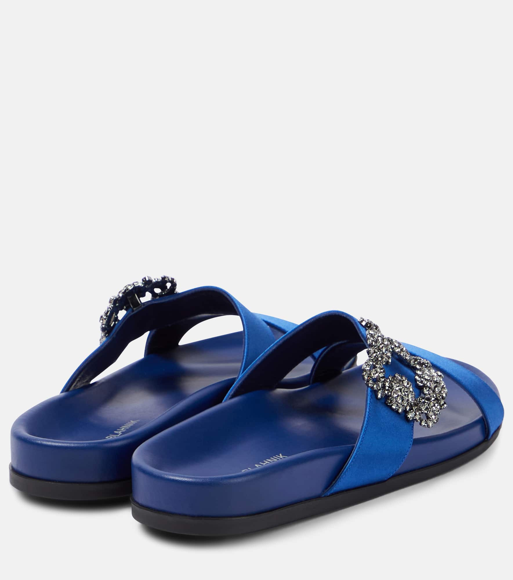 Chilanghi embellished satin sandals - 3