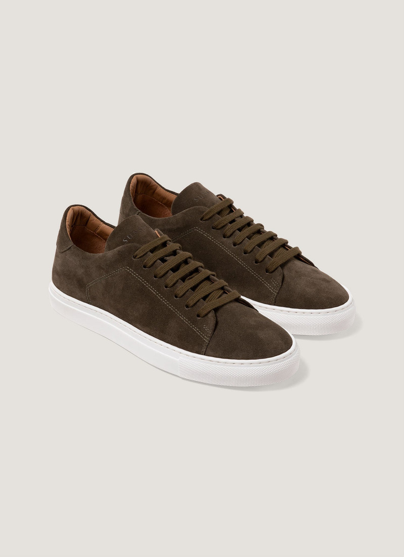 Sunspel Suede Tennis Shoe outlook