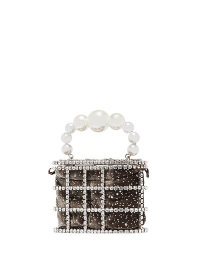 Rosantica Holli Cometa crystal-embellished pearl bag outlook