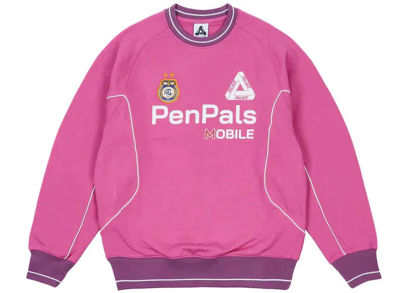 Palace Pen Pals Crew Rosa - 1