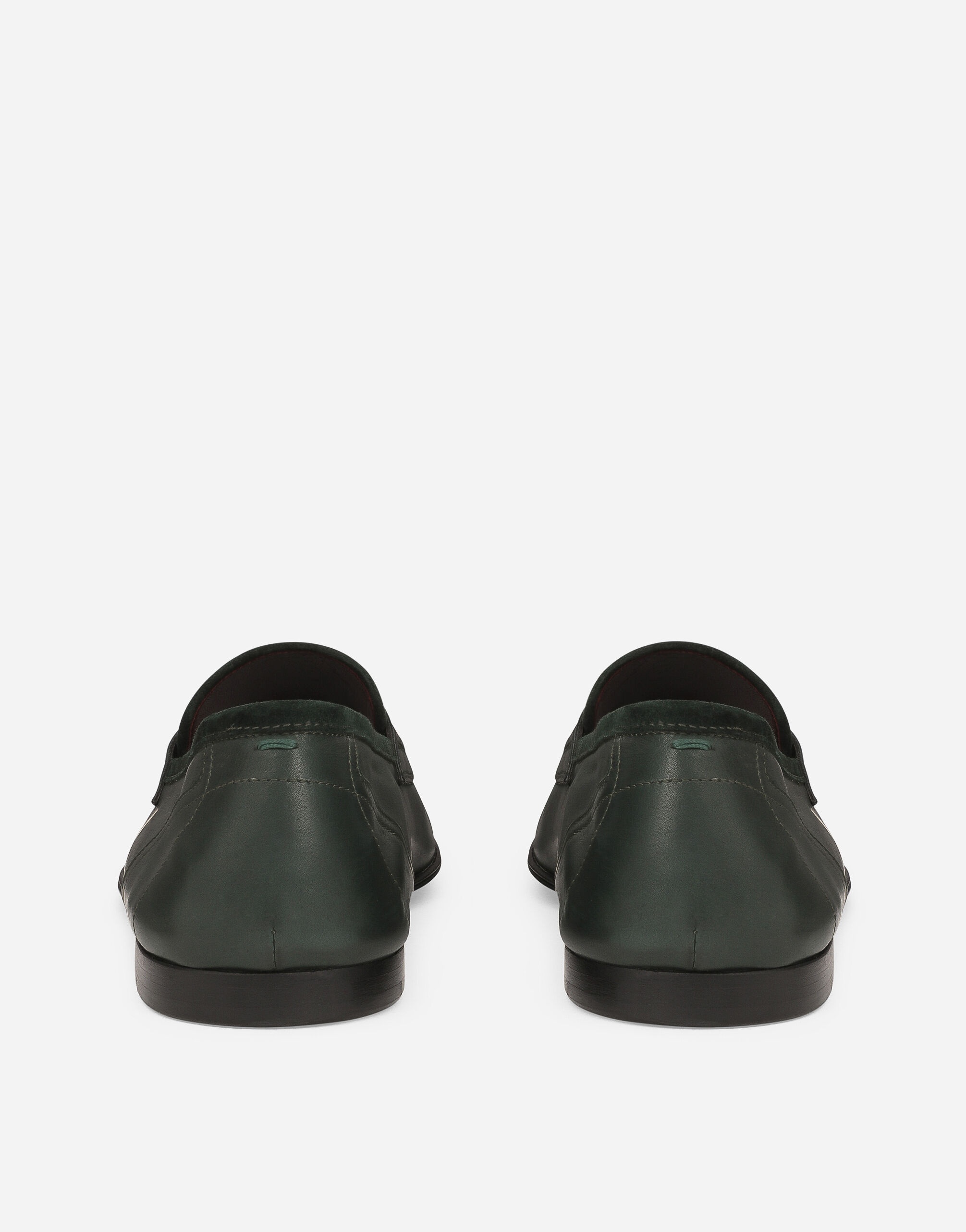 Calfskin loafers with DG logo - 3