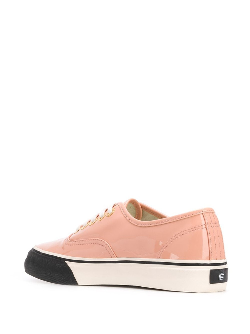 varnished effect sneakers 3