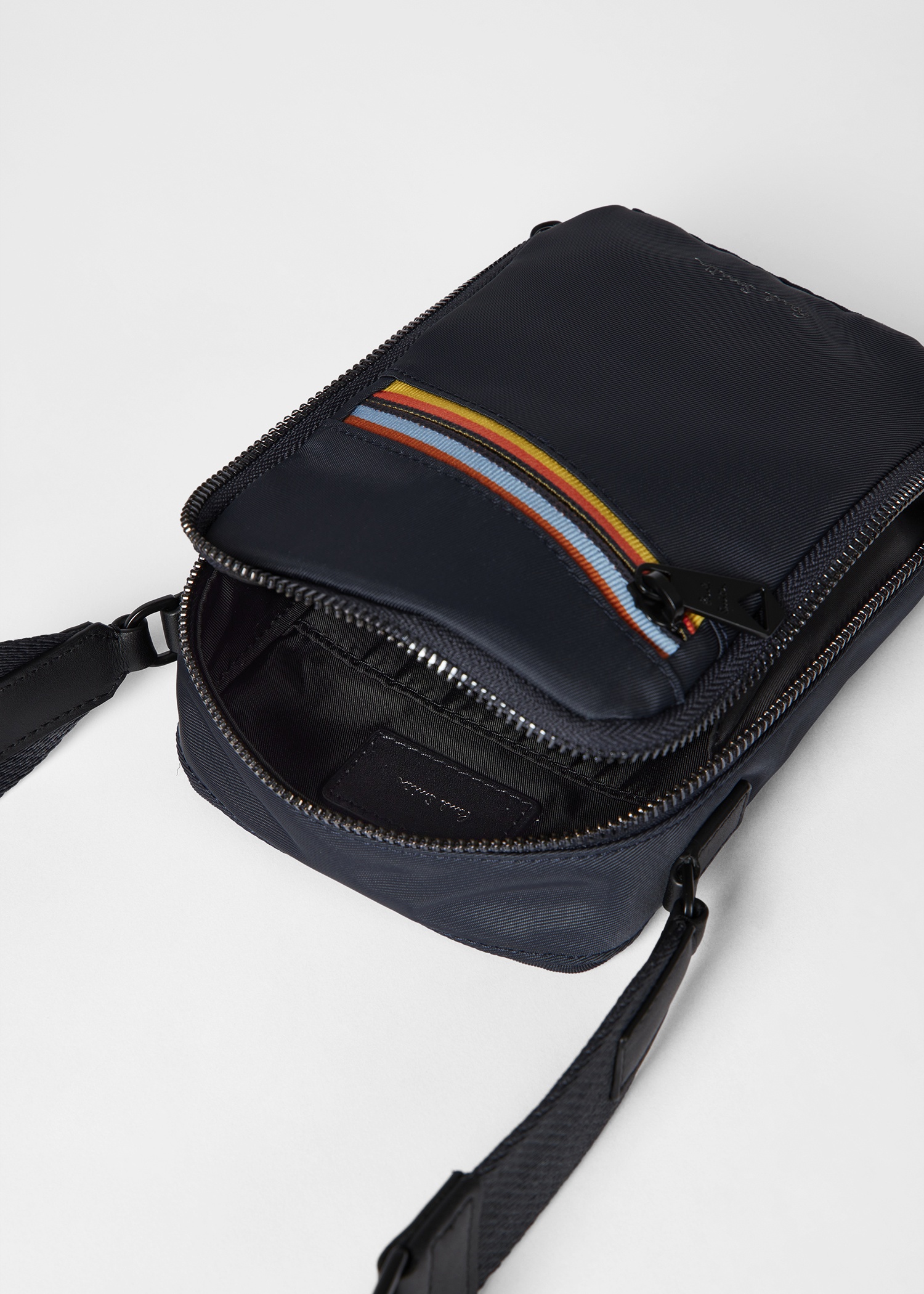 Navy 'Artist Stripe' Flight Bag - 7