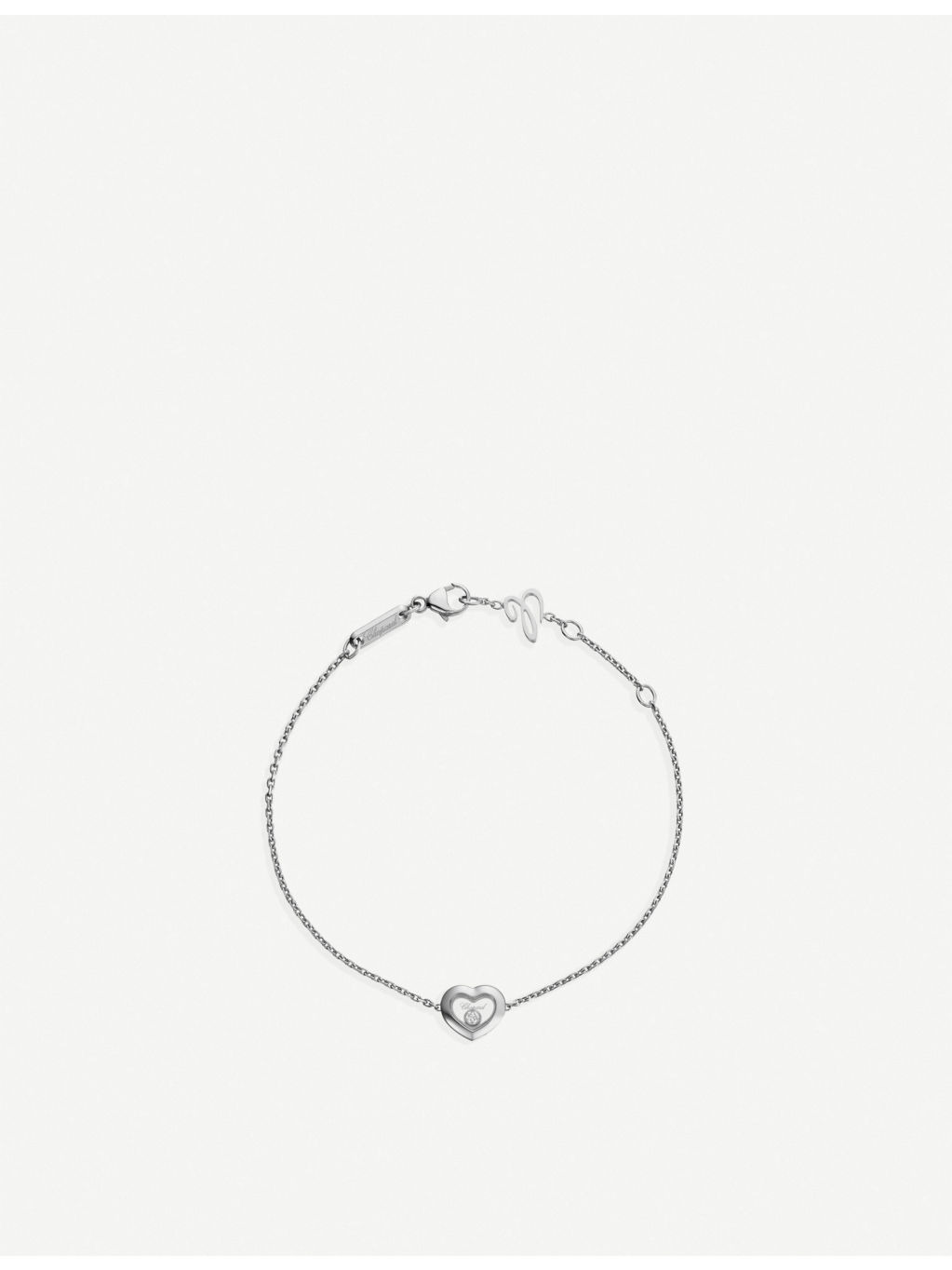 Happy Diamonds Icons 18ct white-gold and diamond bracelet - 1