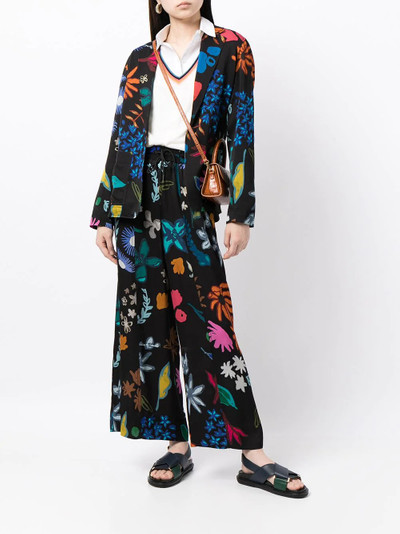 Paul Smith floral print blazer outlook