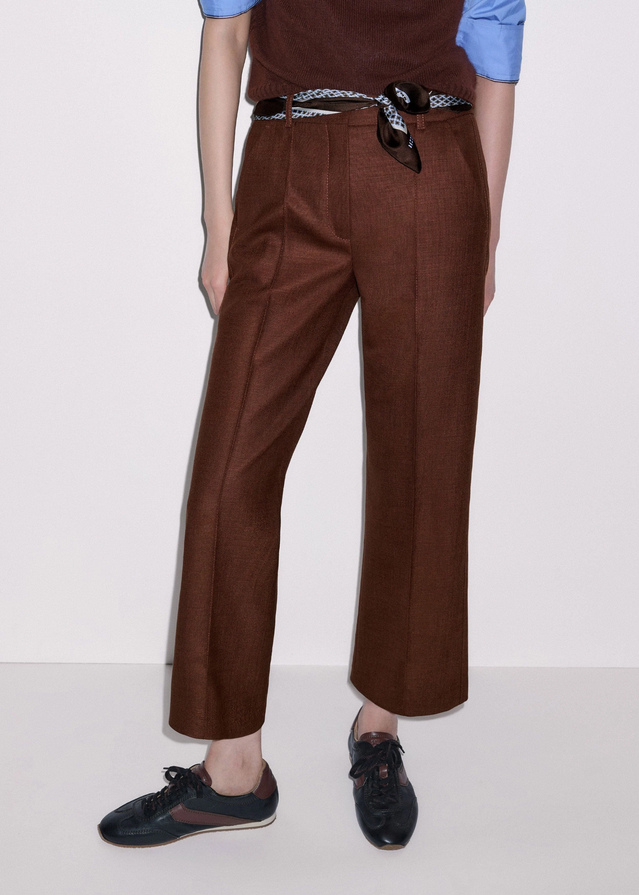 Straight Crop Pant - 1
