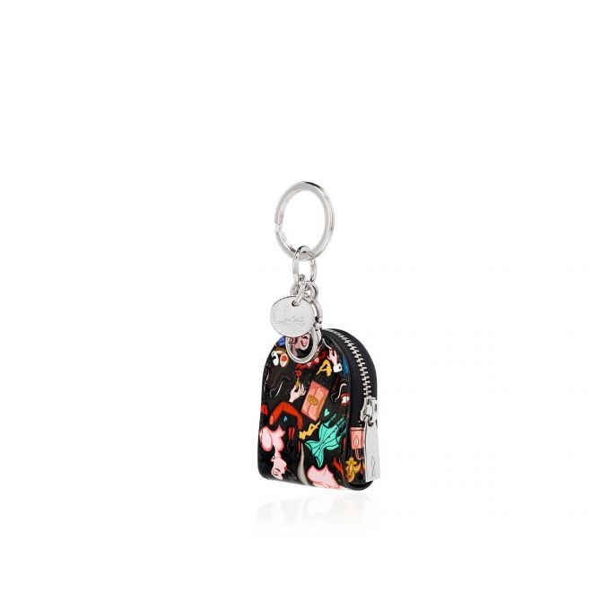 Keyring Case For Airpods BLACK-MULTI/SILVER - 4