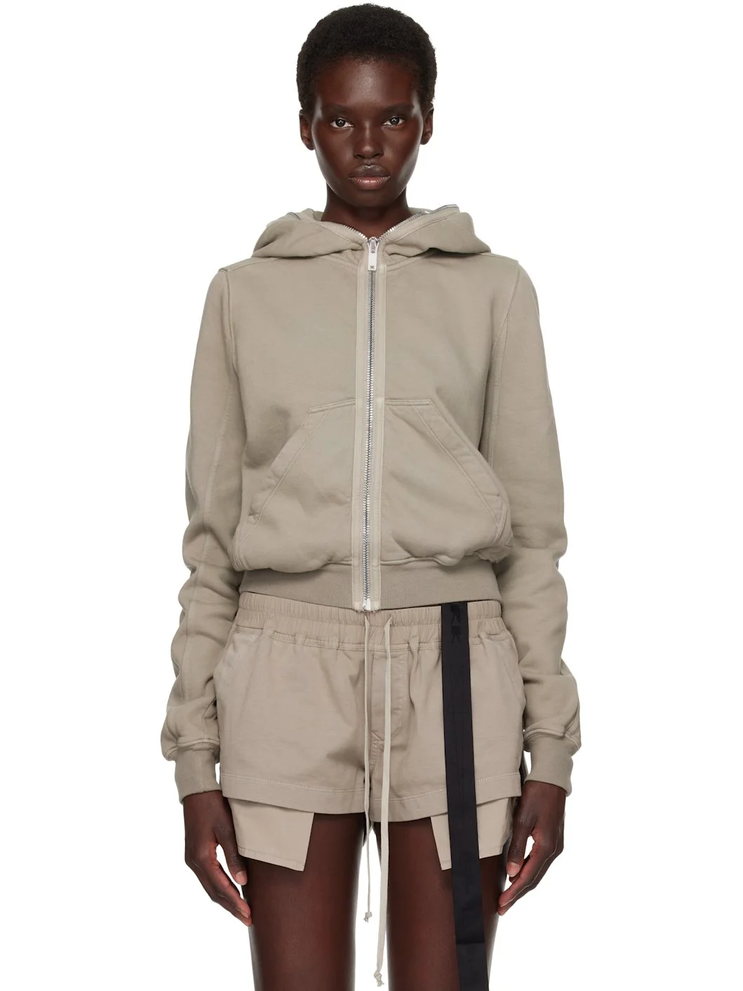 Gray Tower Small Hoodie - 1