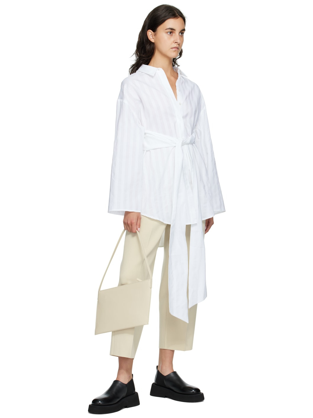 Beige Madeleine Trousers - 4