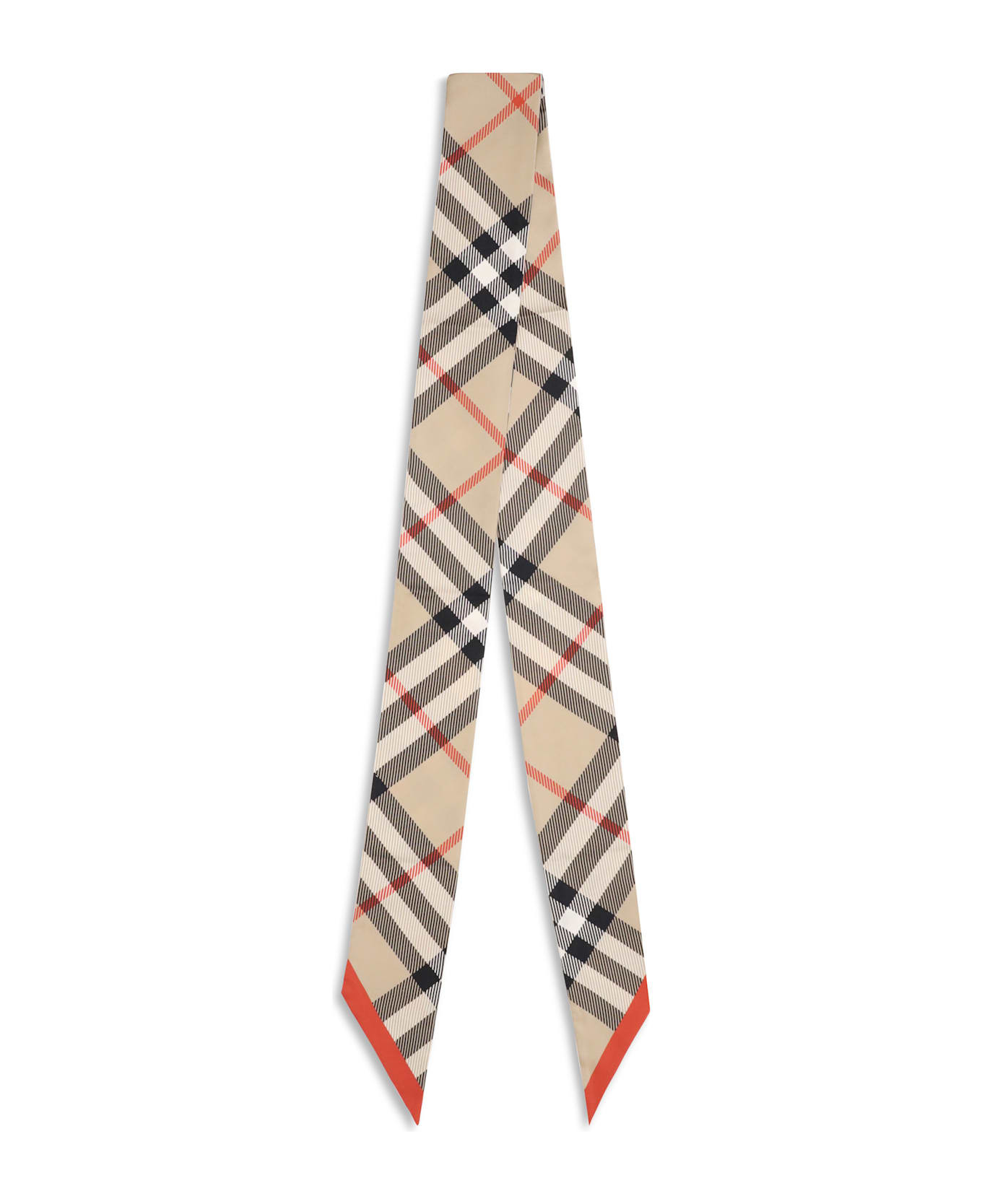 Silk Check Scarf - 1