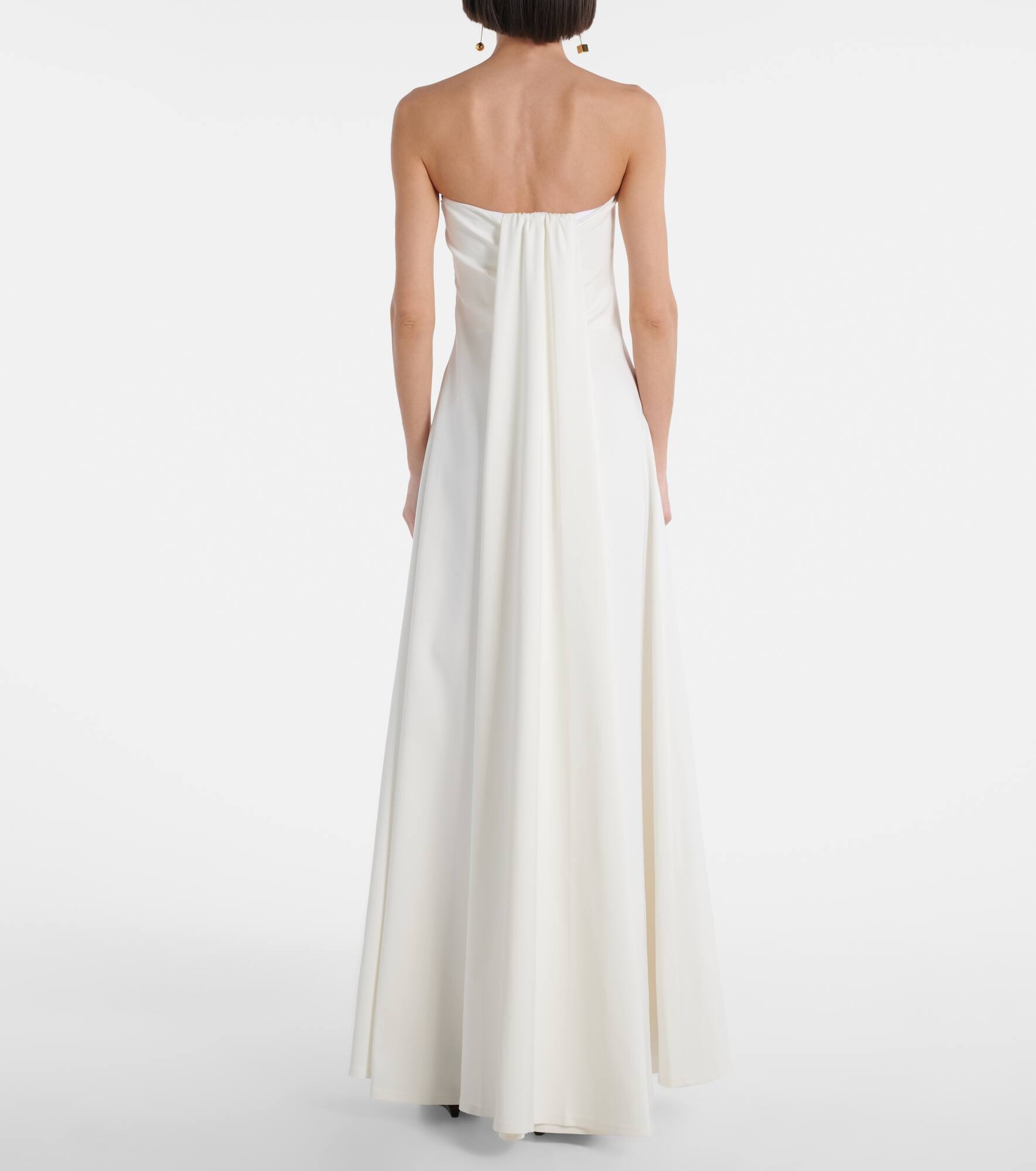 Draped bustier gown - 3