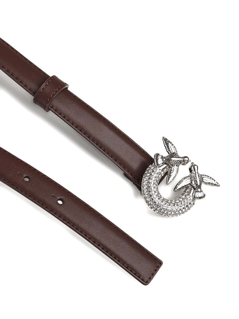 PINKO Love Birds buckle-embellished belt outlook