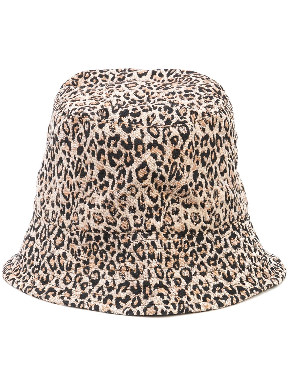 leopard print bucket hat - 1