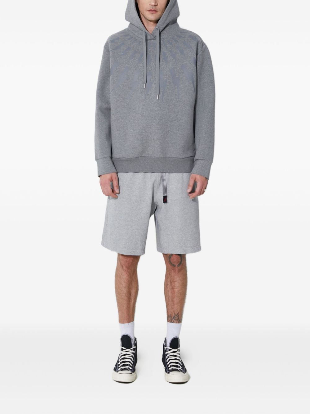 drawstring-waist shorts - 2