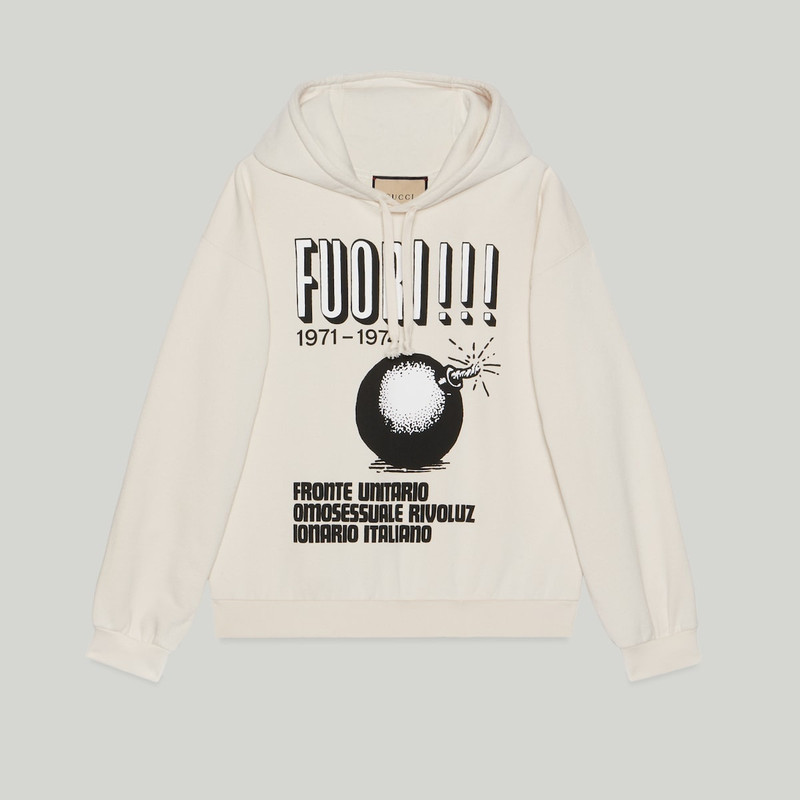 GUCCI Cotton jersey sweatshirt outlook