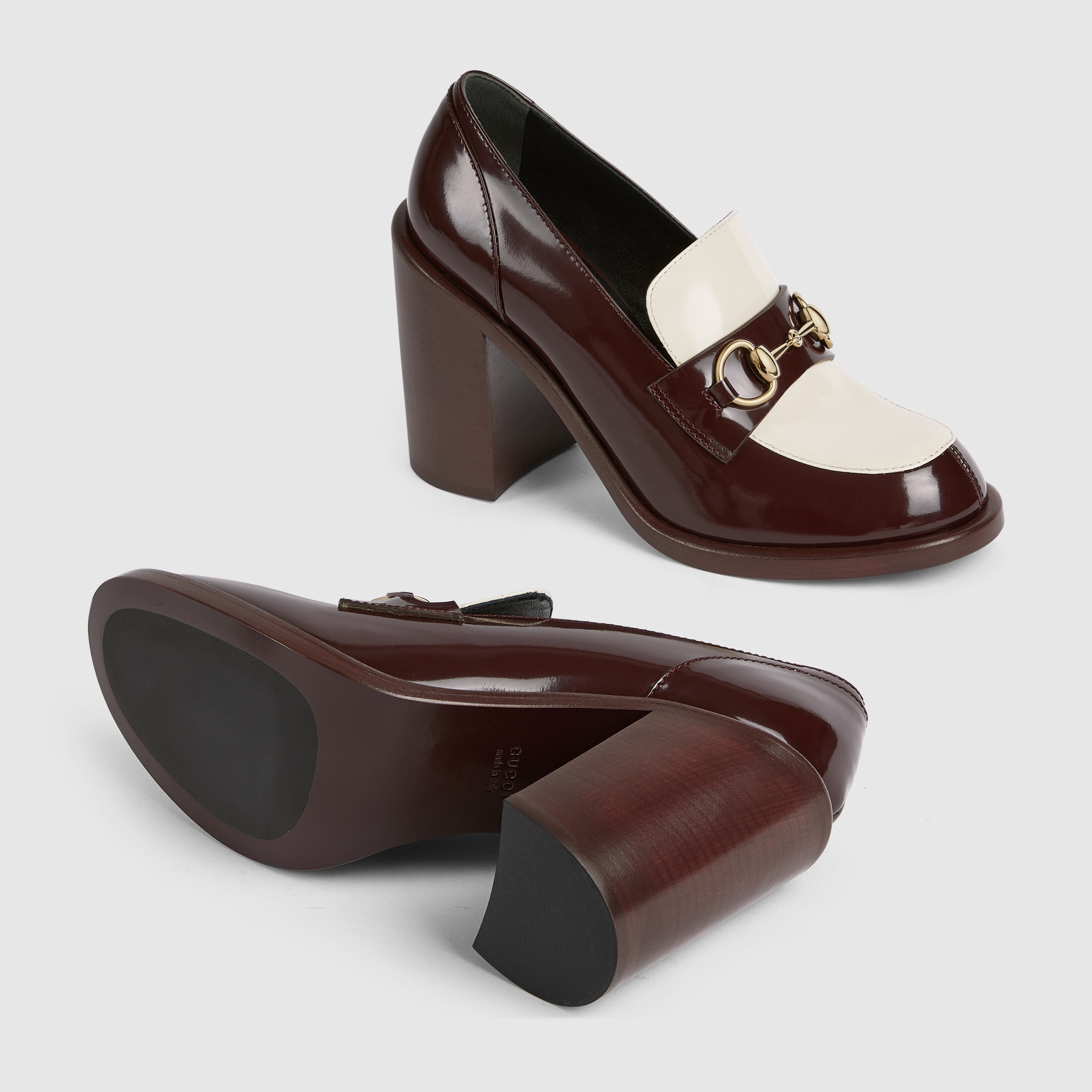 Women's heeled loafer with Horsebit - 6