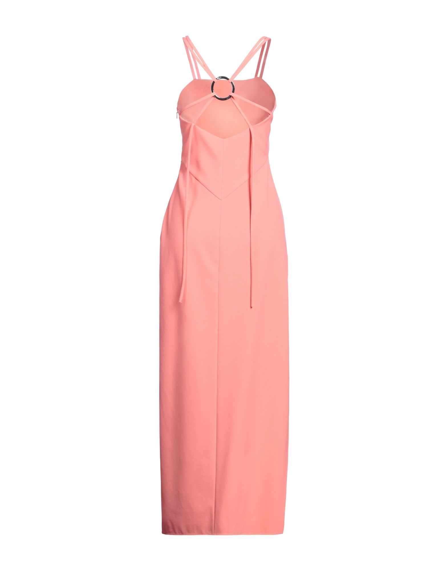 Salmon pink Women's Long Dress - 2