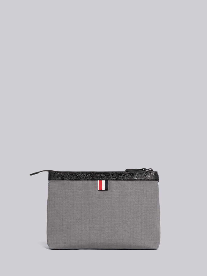 Ripstop Stripe Wristlet Zip Pouch 3