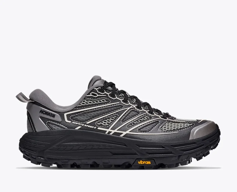 Stealth/Tech Mafate Speed 2 Shoes in Galactic Grey/Black - 1