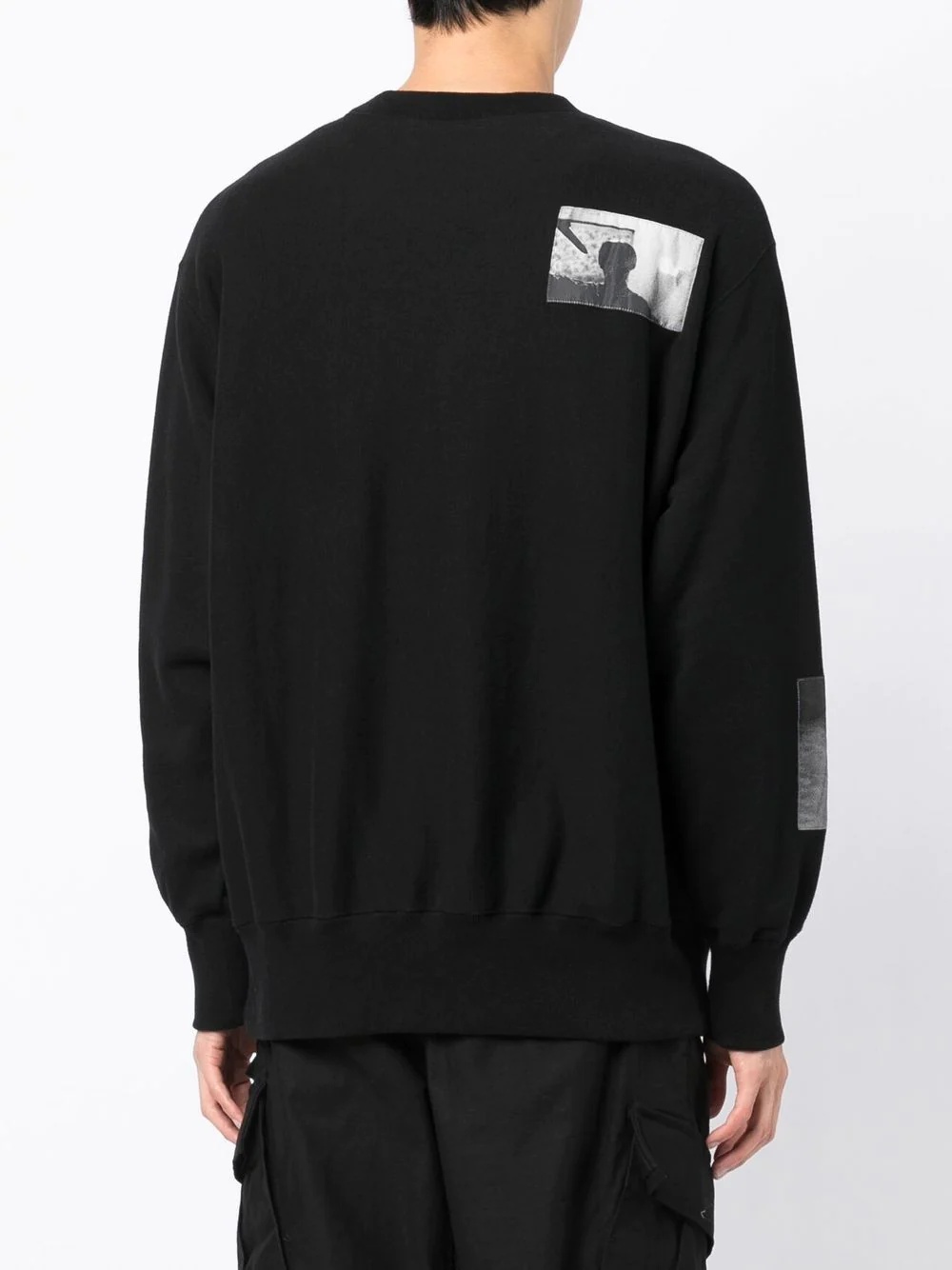 x Psycho appliqué crew-neck sweatshirt - 4