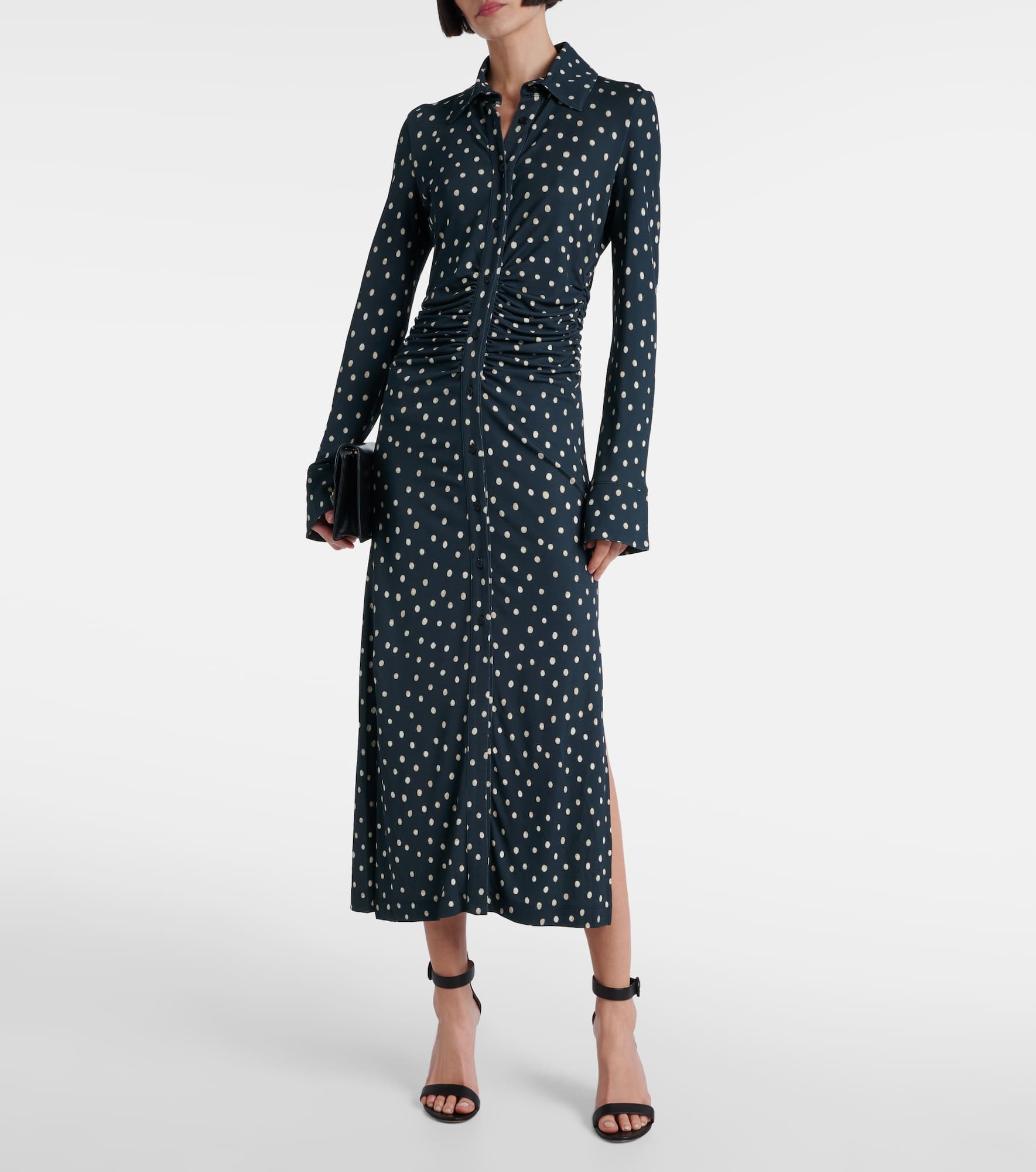 Claudia jersey shirt dress - 2
