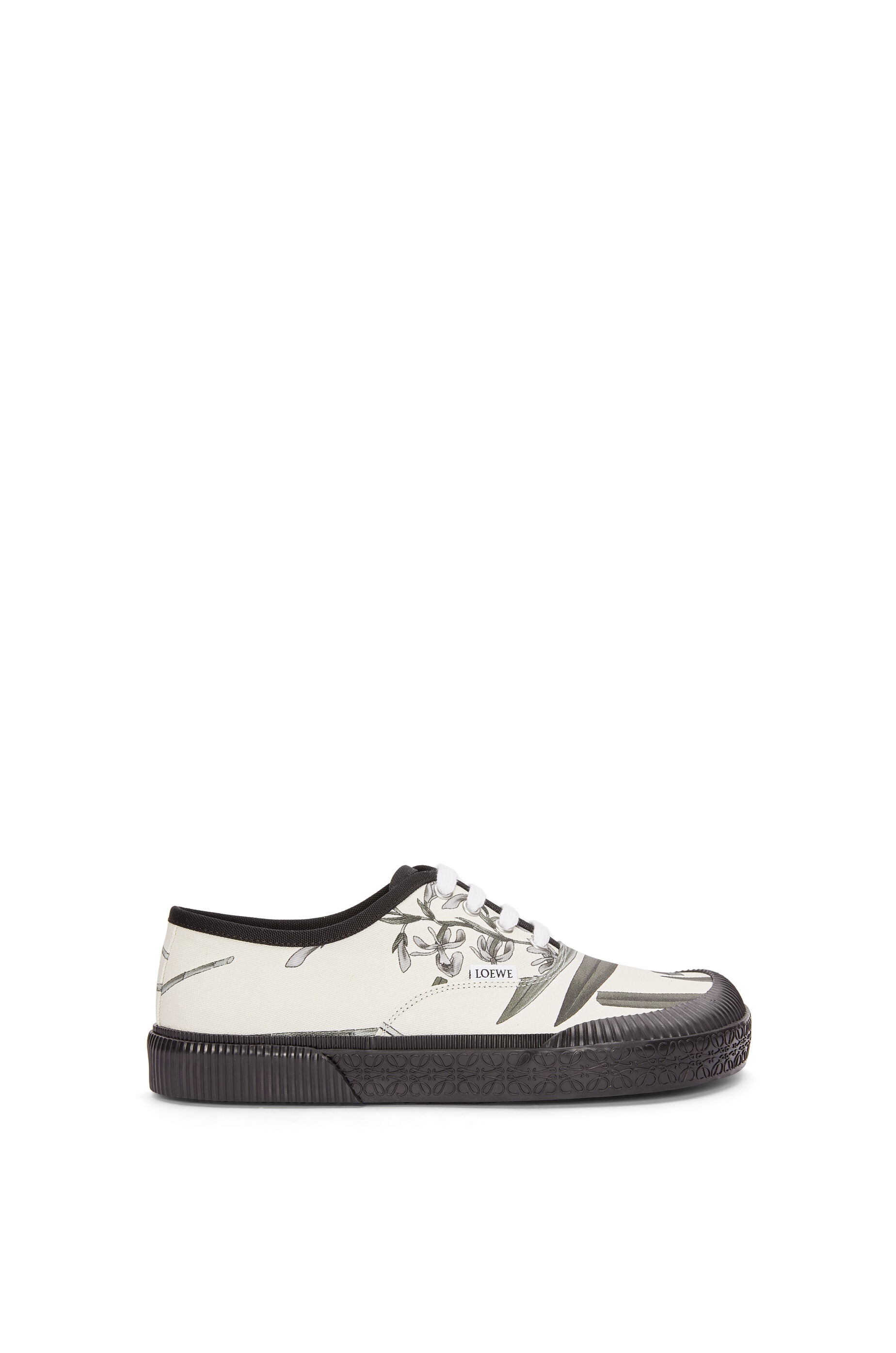 Terra Vulca lace-up sneaker in printed canvas - 1