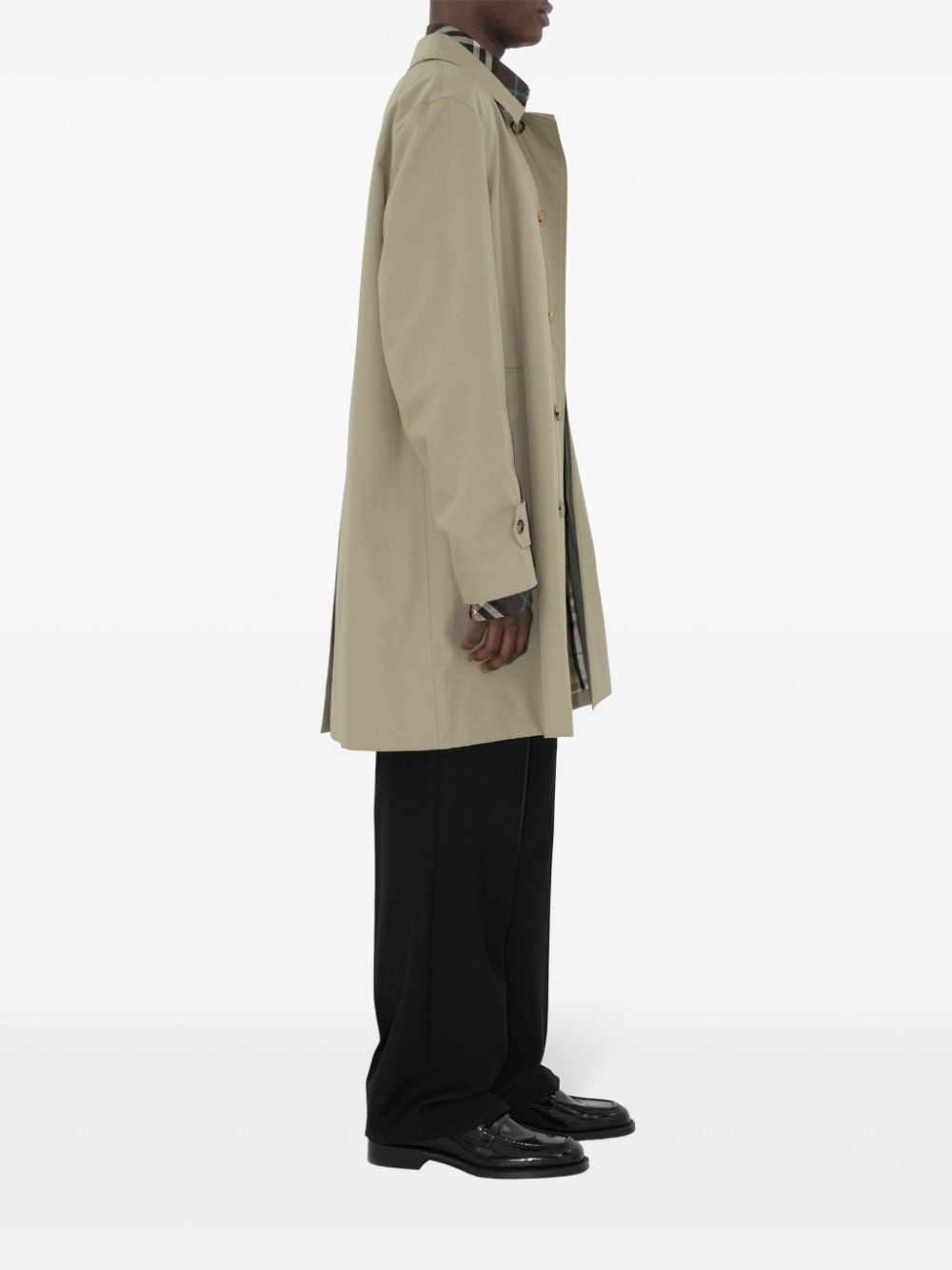 garbardine cotton coat - 3