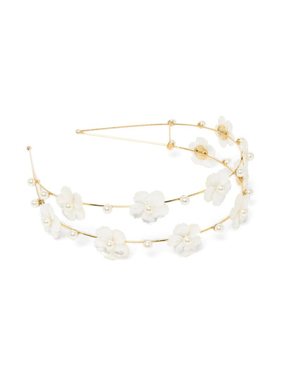 Jennifer Behr Zinnia mother-of-pearl flower headband outlook