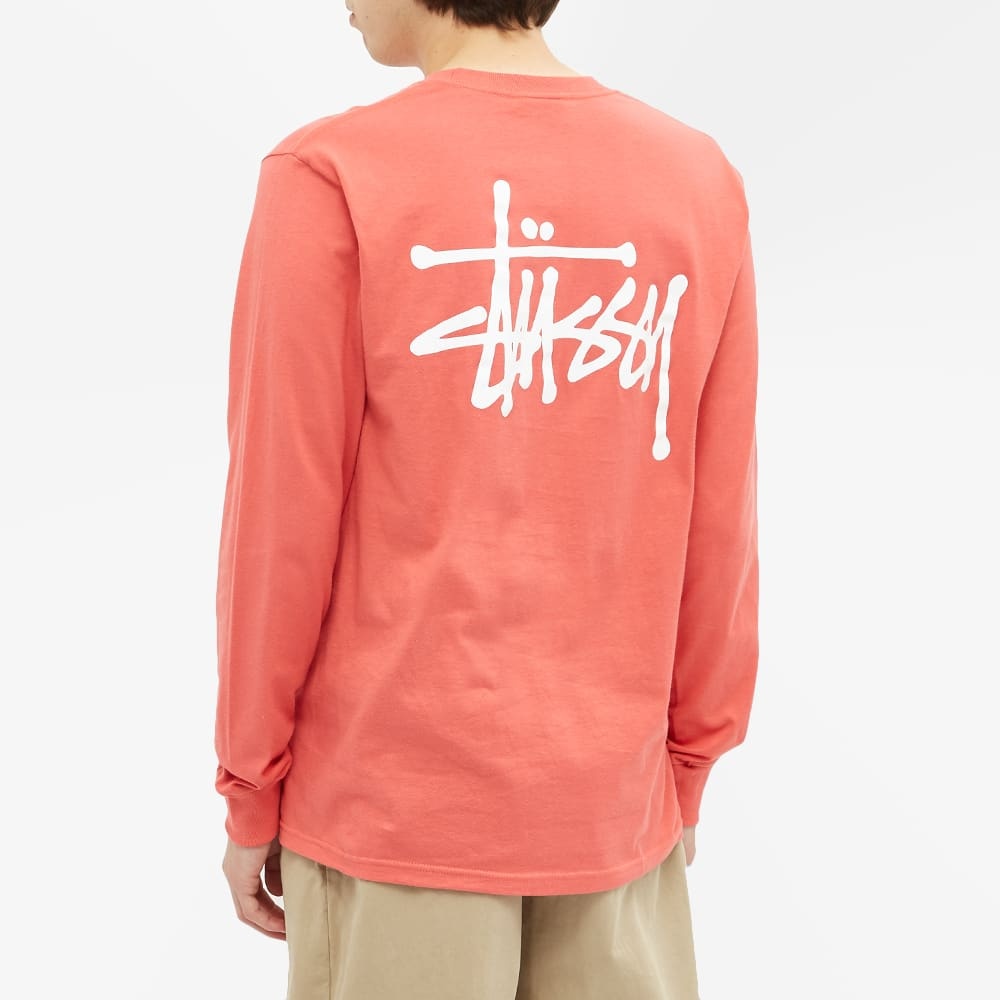 Stussy Long Sleeve Basic Tee - 5