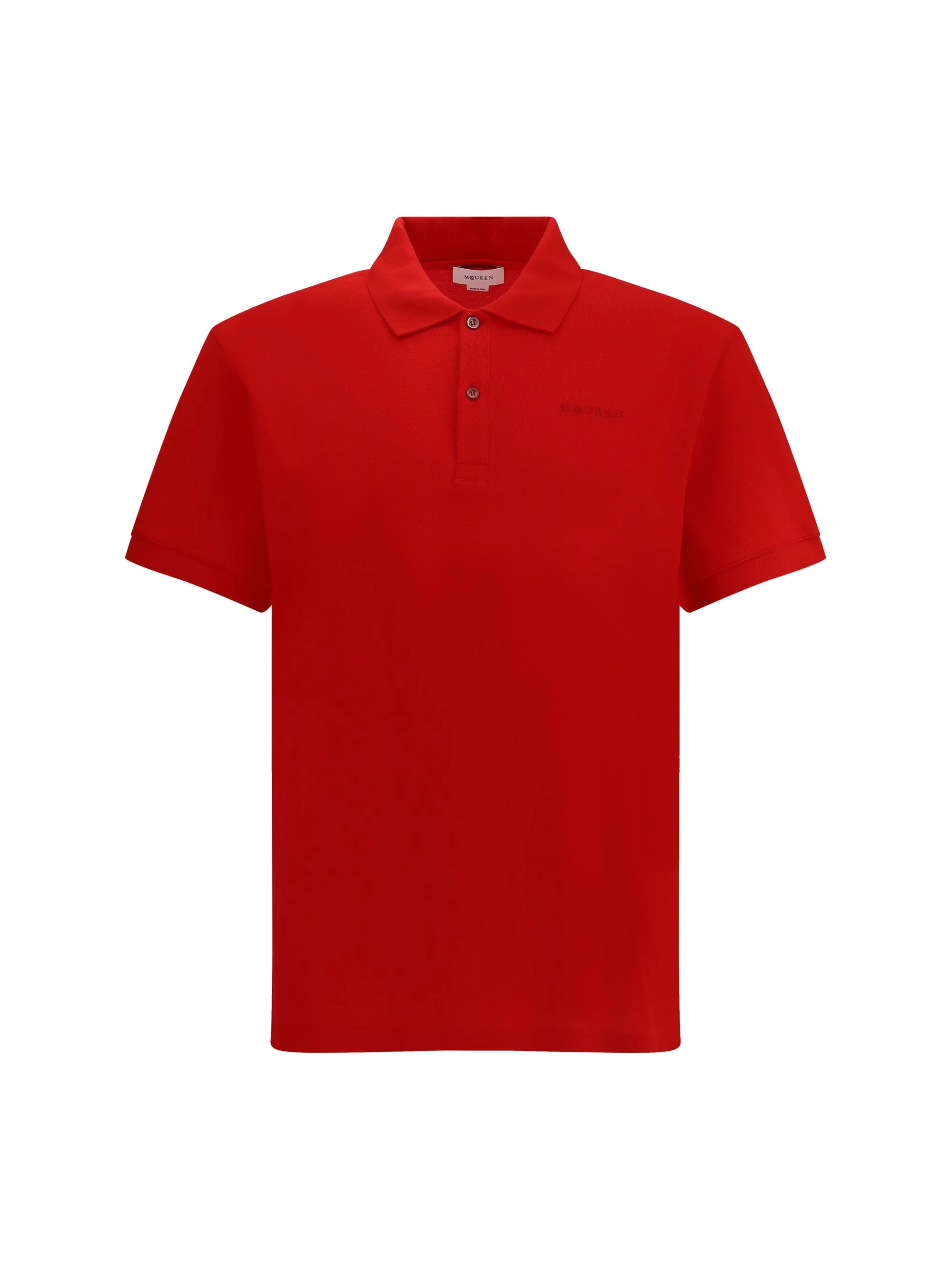 Alexander Mcqueen Men Logo Emb Polo - 1