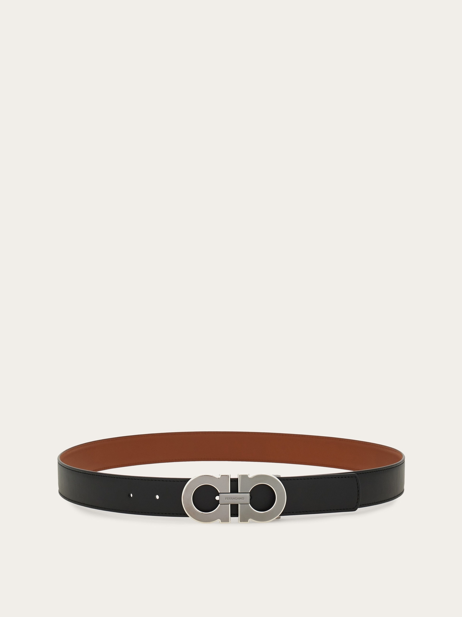 Reversible and adjustable Gancini belt - 3
