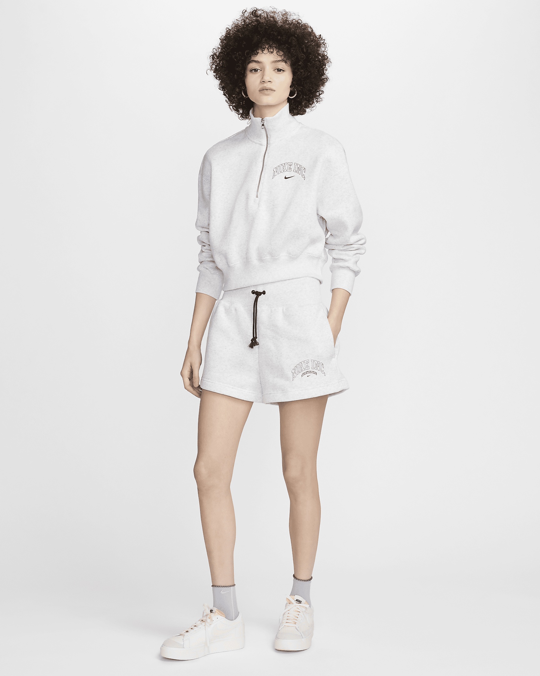 Women's Nike Sportswear Phoenix Fleece High-Waisted Shorts - 7
