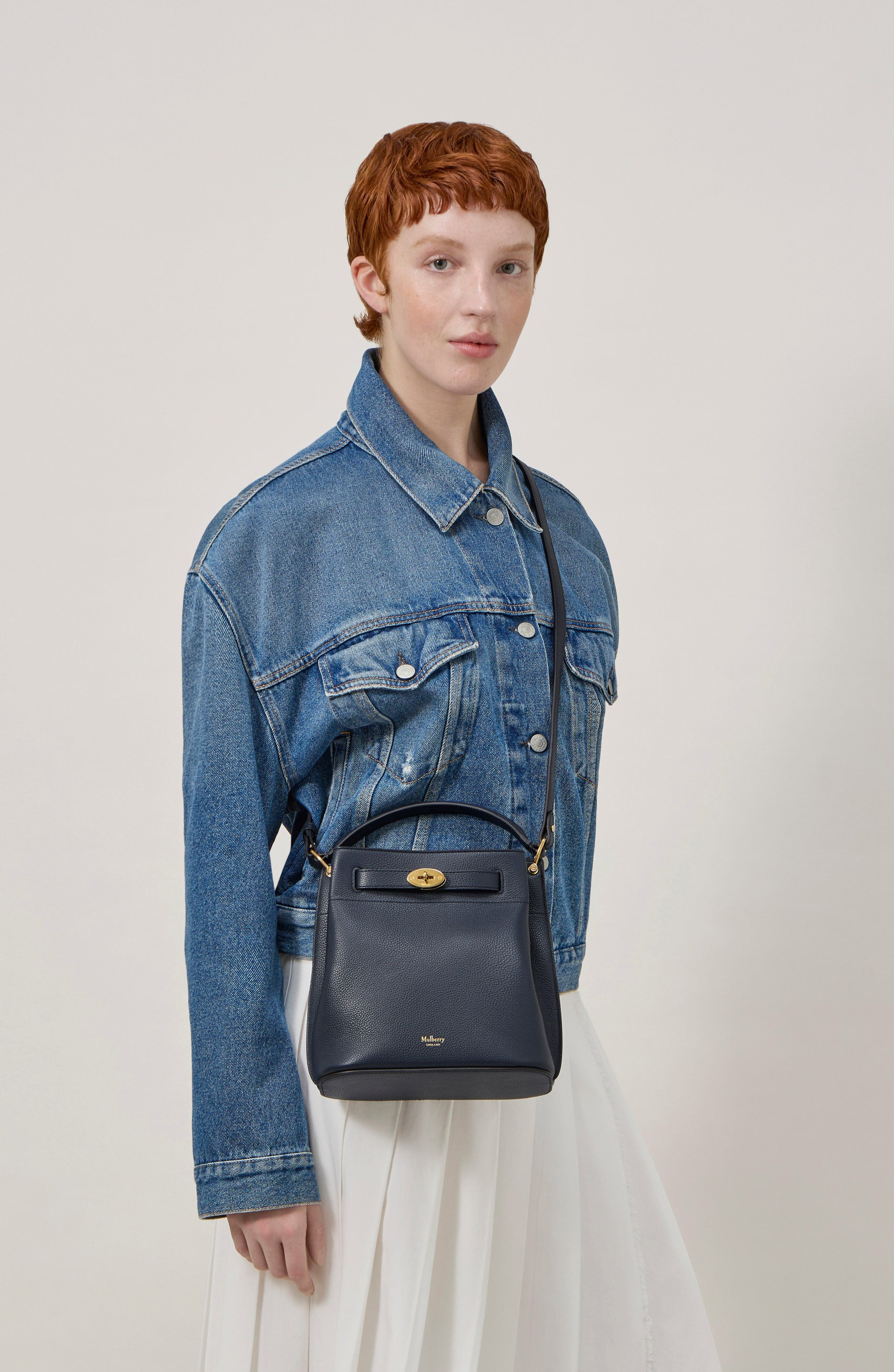 Mulberry Islington Leather Bucket Bag in Night Sky at Nordstrom - 2
