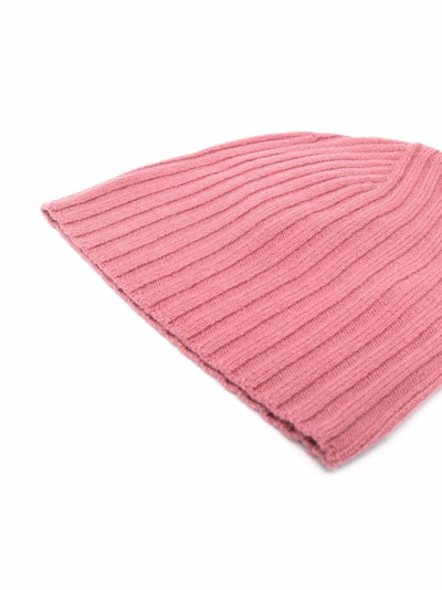 Jil Sander ribbed knit wool beanie outlook