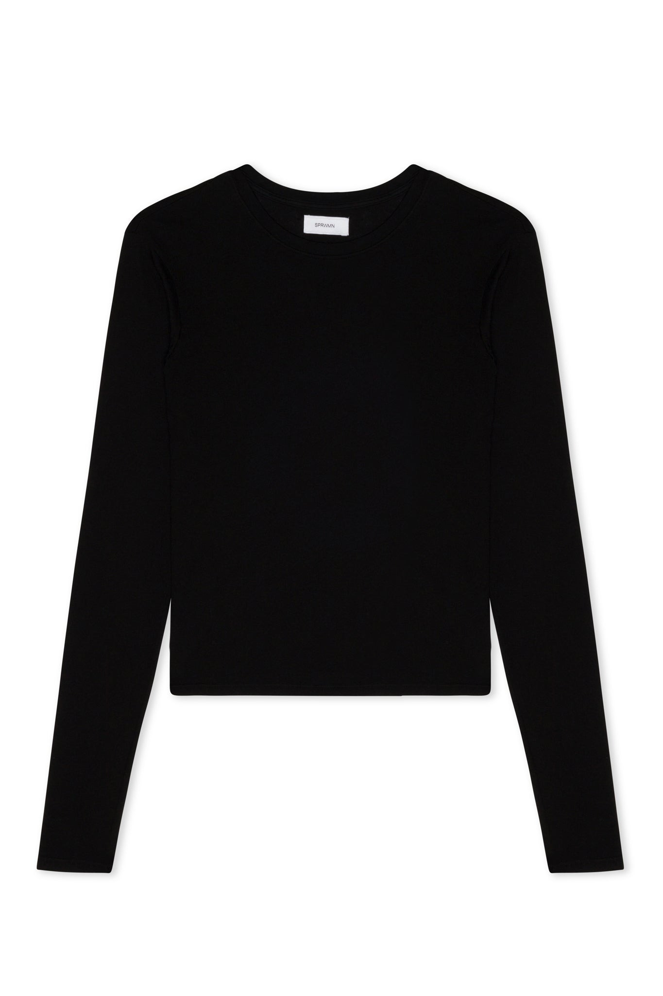 BLACK COTTON LONG SLEEVE BABY TEE - 6