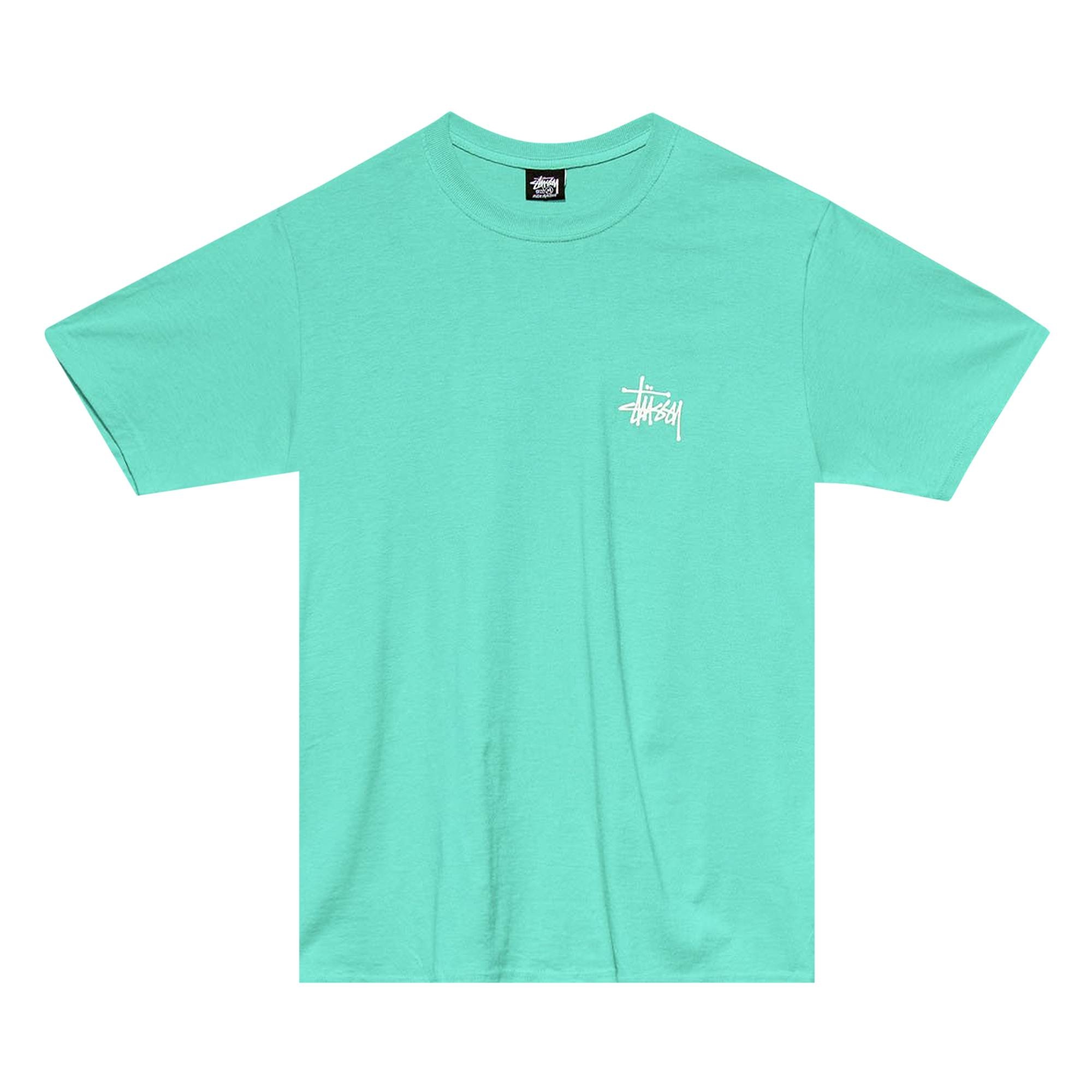 Stussy Basic Tee 'Green' - 1