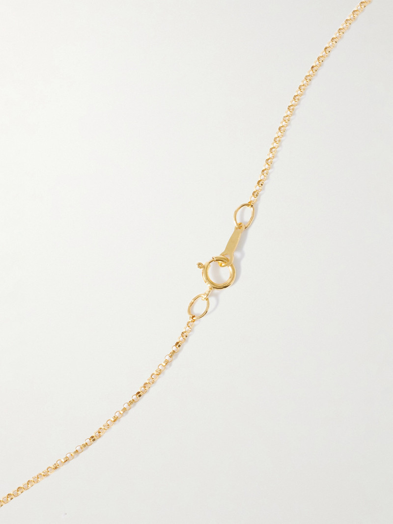 The Vanity Comb Recycled Gold-plated Necklace 3