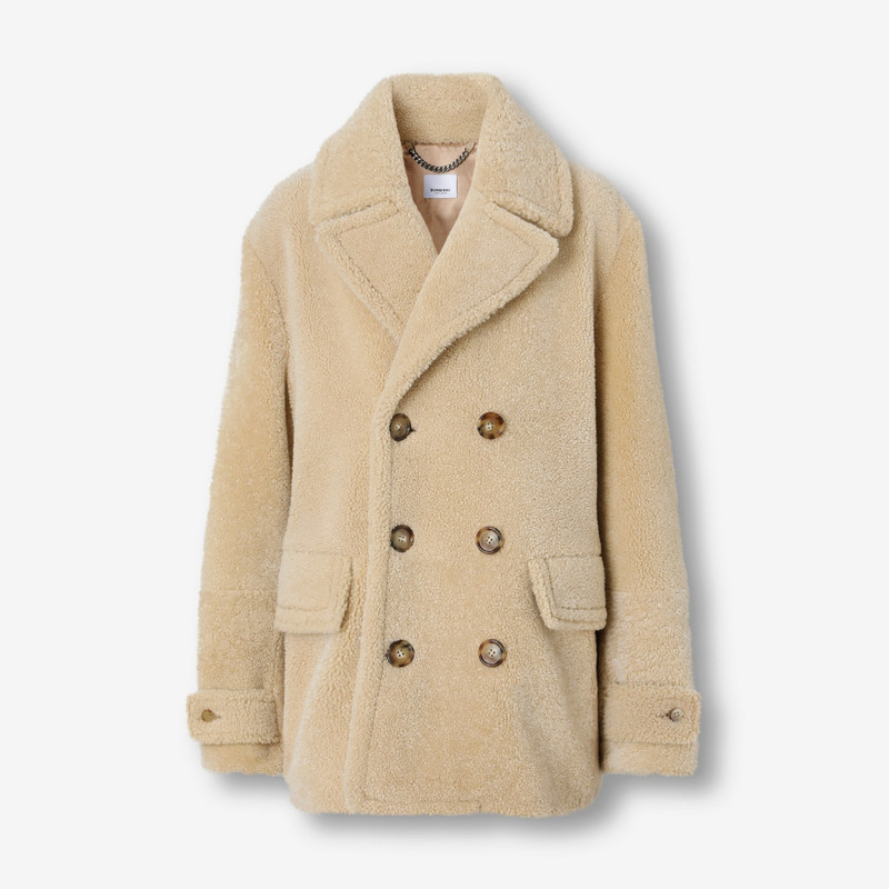Shearling Pea Coat 1