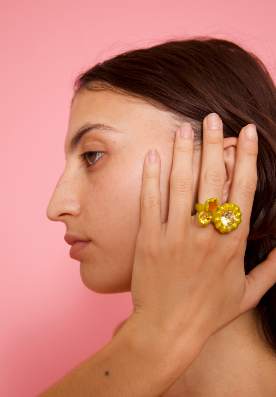 PINEAPPLE CANDY GEM RING - 2