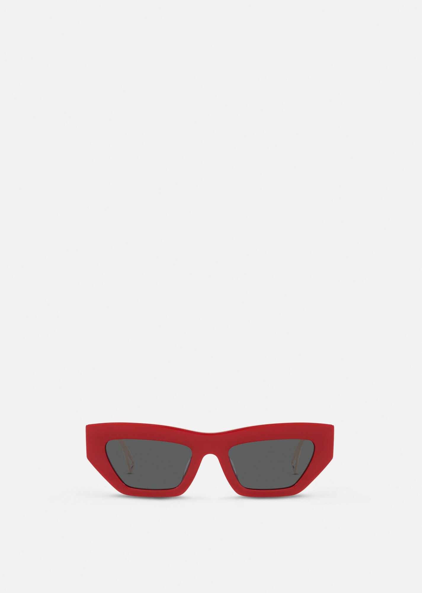 90s Vintage Logo Cat-Eye Sunglasses - 2