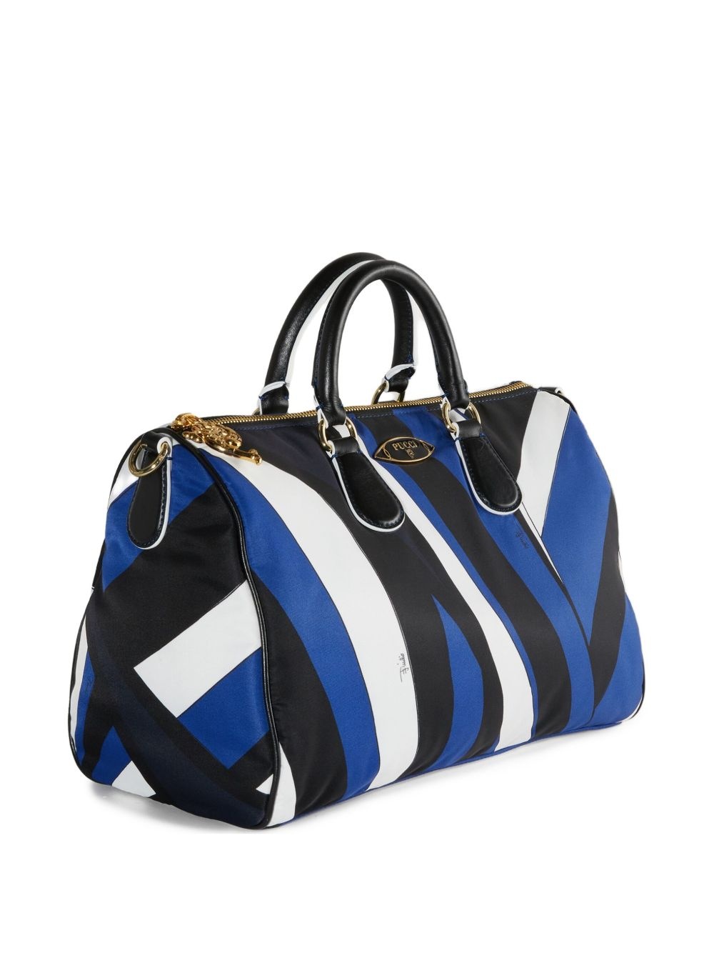 Yummy stripe-pattern holdall - 1