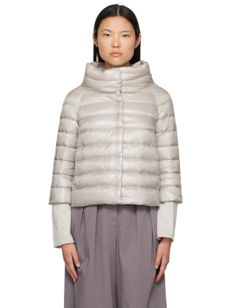 Taupe Sofia Down Jacket 1